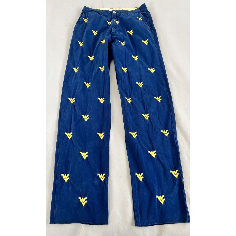 Pennington & Bailes Stadium Pants Mens Sz 34x36‎ West Virginia Mountaineers